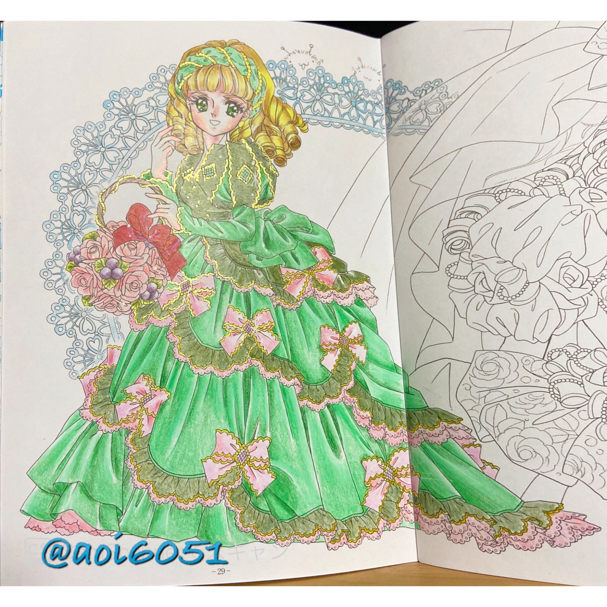アオイ 塗り絵アカウント Pa Twitter ジョアンナ塗り絵からドレスのすんごい女の子を塗りました 塗り絵 ぬりえ 大人の塗り絵 大人のぬりえ T Co 1ze4ofbi Twitter