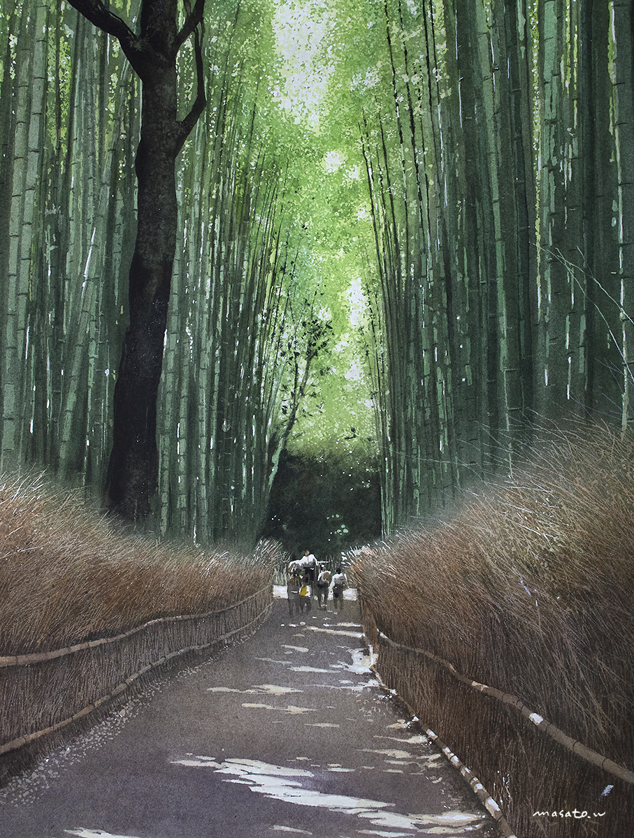 water18color's tweet photo. [京都風景] #Watercolor #水彩画 https://t.co/vvsoQN7jJB