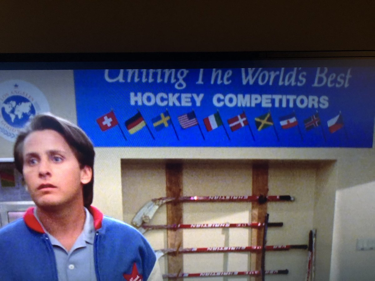 (1:27:00) Trinidad & Tobago’s flag is missing from the banner. Jamaica’s is there, which is weird considering there’s no Jamaican team in the movie. Figure this shit out, Disney.