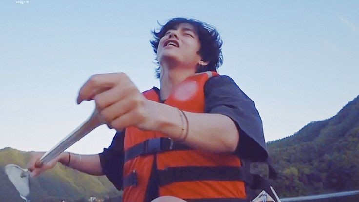 canoeing with tae