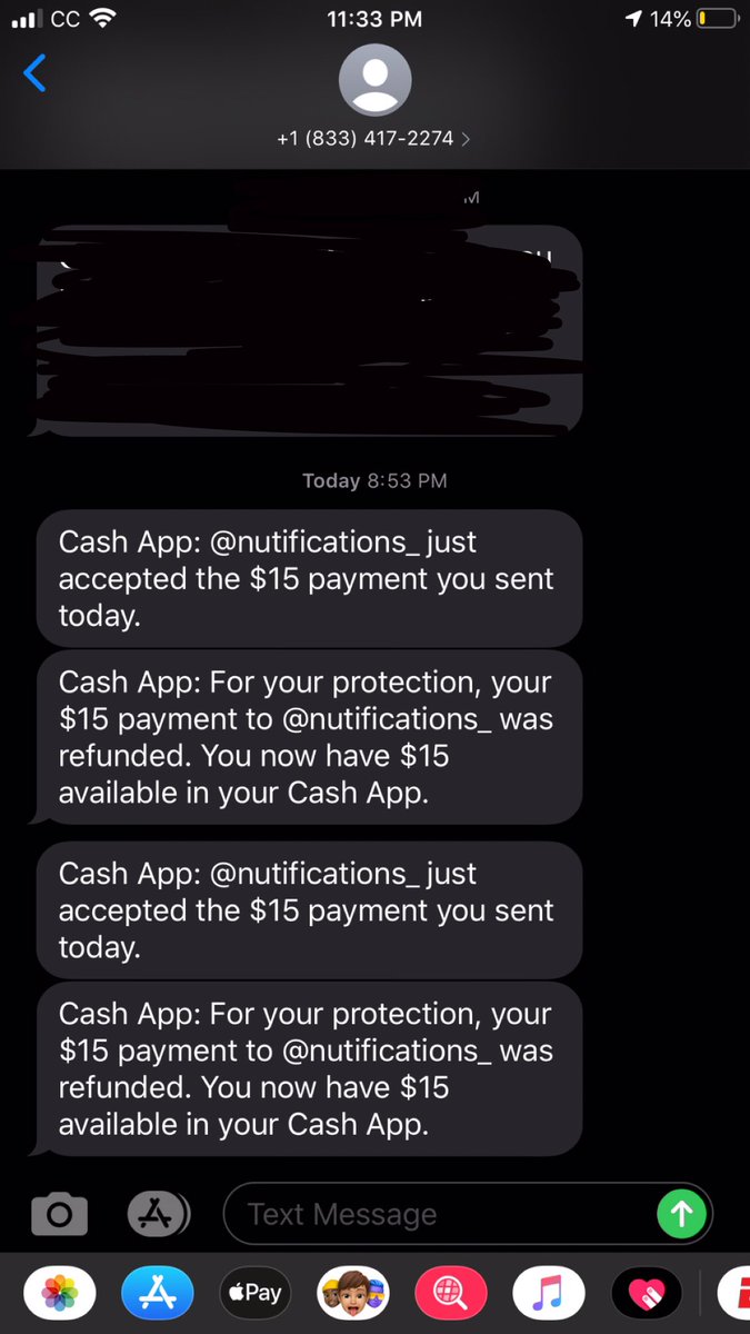 vlGOATlv's tweet photo. @nutifications_ I looked up why would cash app refund my payment for my protection twice when the payment was already sent and accepted that’s the answer right there. https://t.co/O1RjvhmOem