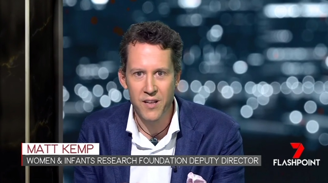 Our Artificial Womb continues to capture the mind and imagination - most recently featured on Seven's Flashpoint Telethon 2020 with Prof Matt Kemp explaining the pioneering medical intervention - tinyurl.com/y3lkwnlg #artificialwomb #evetherapy #telethon2020 #telethon