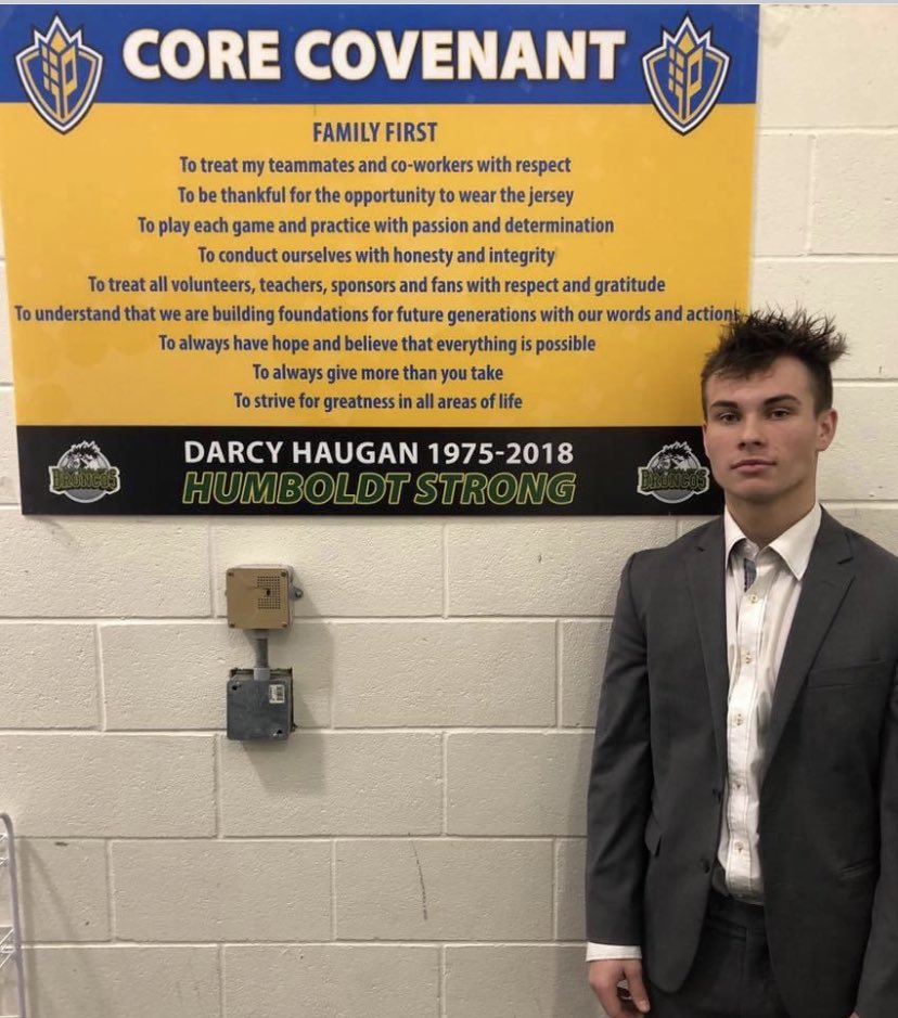 Core Covenant and Pre Game Prayers. Thank you Coach Darcy Haugan for your legacy...