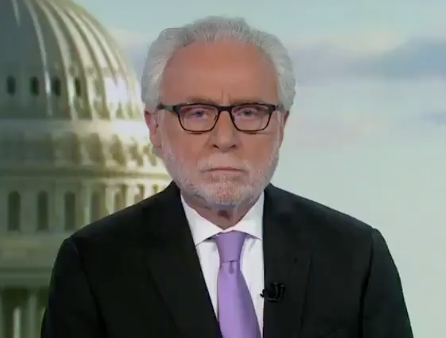 Cosmo Kramer after a low-flow shower as Wolf Blitzer
