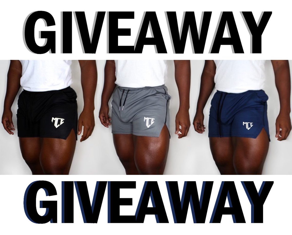 FREE GIVEAWAY! 
winners receive a free pair of shorts in each color. To enter, just RT and must be following 

2 winners chosen 10/16 
mcecreations.store/collections/sh…