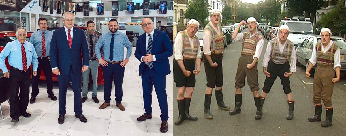 stilgherrian's tweet image. The Power Stance™? Or...