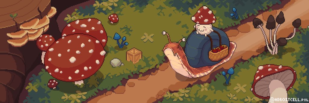 R_Pixel_Art's tweet photo. The Old Snail Trail via /r/PixelArt https://t.co/vXauMiDnVR #pixelart https://t.co/Y9BgT1oomF