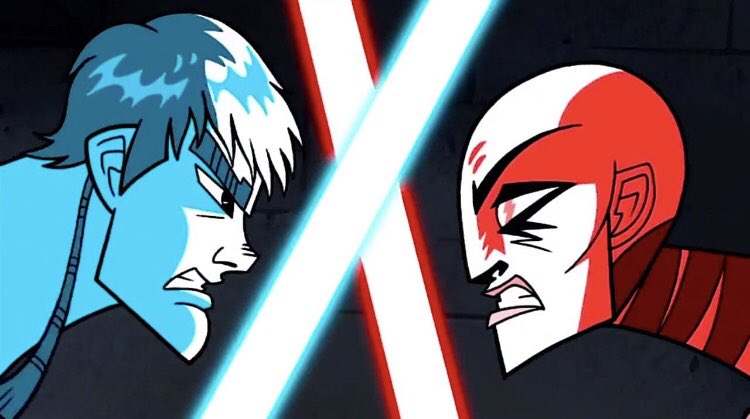 Anakin vs Ventress— Give Hayden another chance to show off his elite dueling skills. Highlight important themes/moments, such as Anakin being the superior Padawan, his inability to resist the darkside & when he got his scar.
