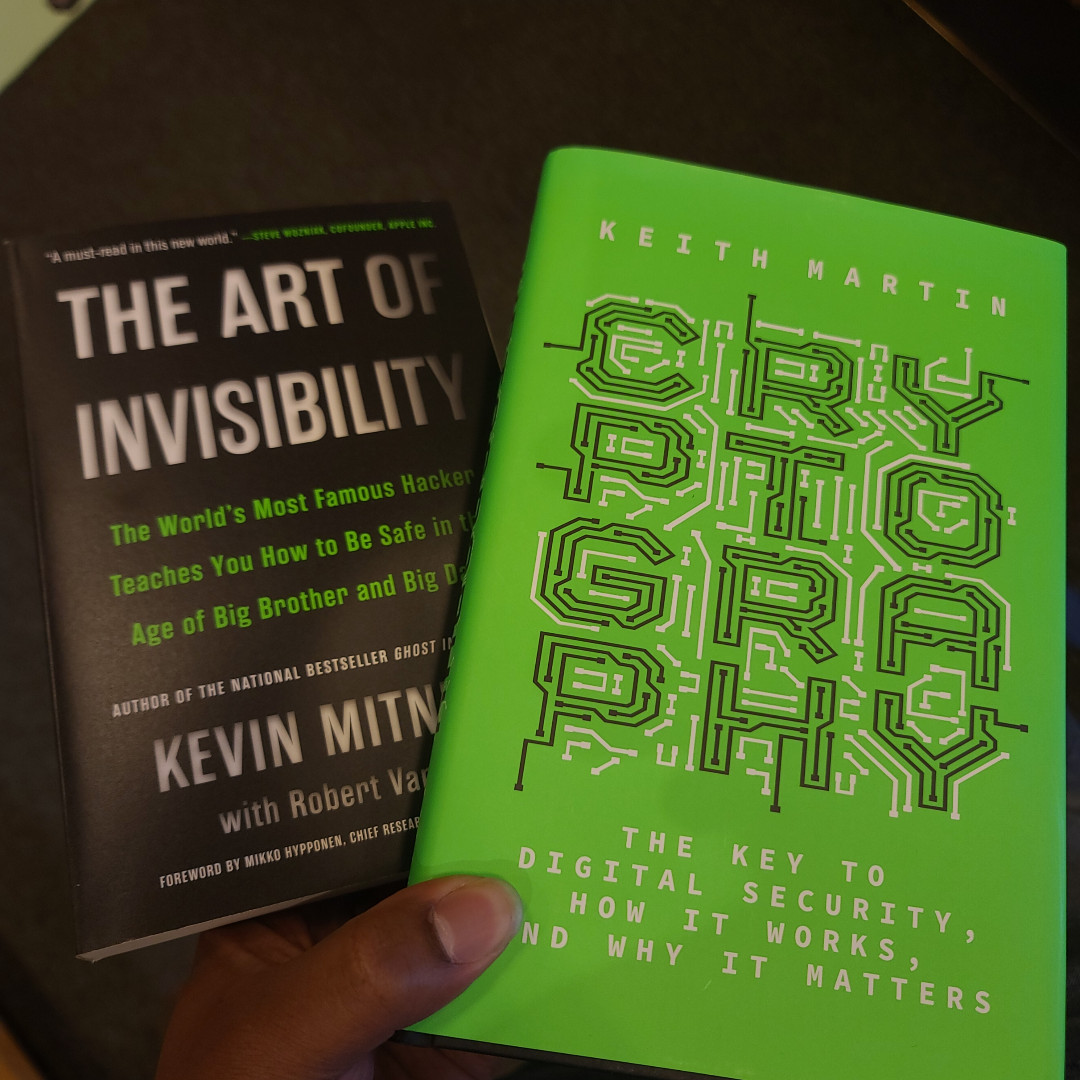 I picked up two really good #books today in my peaceful place! Always remember to feed your brain... #learning is both #educational and #recreational. Stay #Cyber Safe &amp; Cyber #Strong!

SekureNation.com

#cyber #technology #cybernews #cyberdefense #itsecurity #veteran