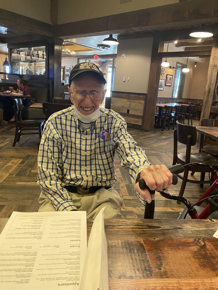 twittinsusan's tweet photo. Took my 93 and 94 year old parents to vote in Texas for Biden!! https://t.co/WcrfYy9Pd3