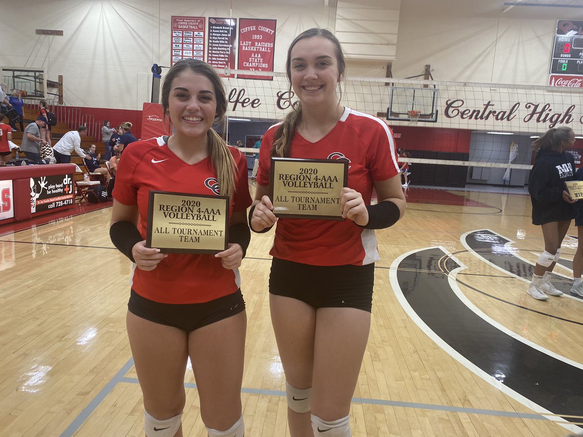 WMSRradio's tweet photo. Congrats to all-region Lady Raiders Maddie Husted and Keri Munn. Not pictured is Kiya Ferrell. @CCCHSRaiders https://t.co/uhYmMJZEmD