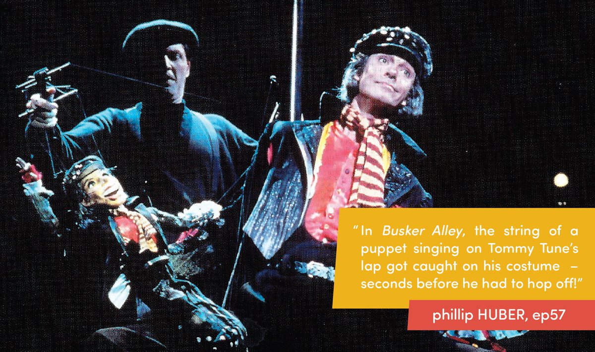 PuppetTearsPod's tweet image. For #TearyTuesday — such a fun story from our latest conversation with @Hubpuppet! What’s the worst marionette tangle YOU’ve ever had? #PuppetTearsPod
.
.
#Puppets #Puppetry #Podcast #Marionettes #HuberMarionettes #Theater #Vaudeville #Music #TommyTune #BuskerAlley