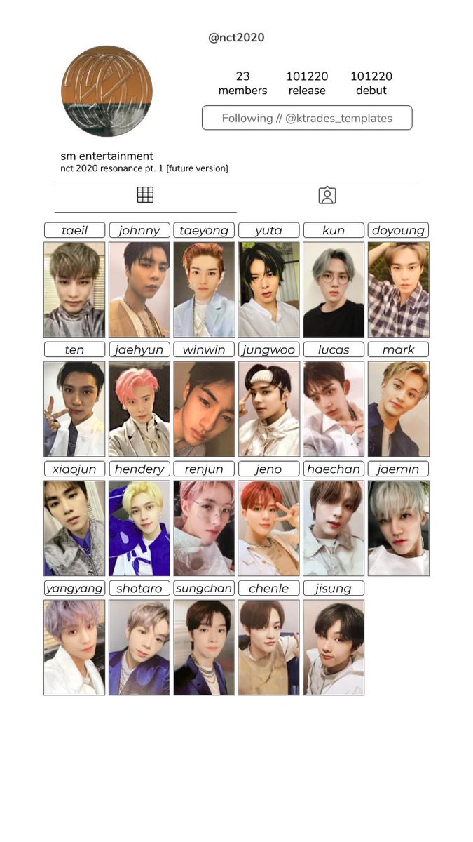 セット送料無料 NCT2020 RESONANCE Pt.1 futureキノトレカ ジェヒョン