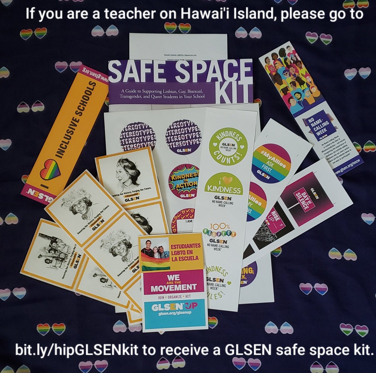 DEhrenhalt's tweet photo. I did a thing and teachers can now have things to help their students. https://t.co/RxU2SwhlXp Thanks @GLSENHawaii https://t.co/Tmhz2IQWtx