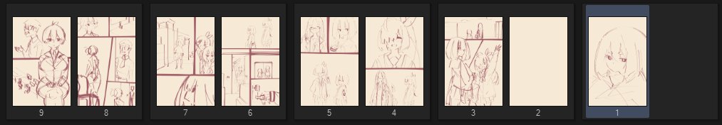 The draft is about halfway there ᕕ(╯°□°)ᕗ
I'm planning on breaking it up into 2-3 parts so this first one will be around 16 pages _(┐「ε:)_ 