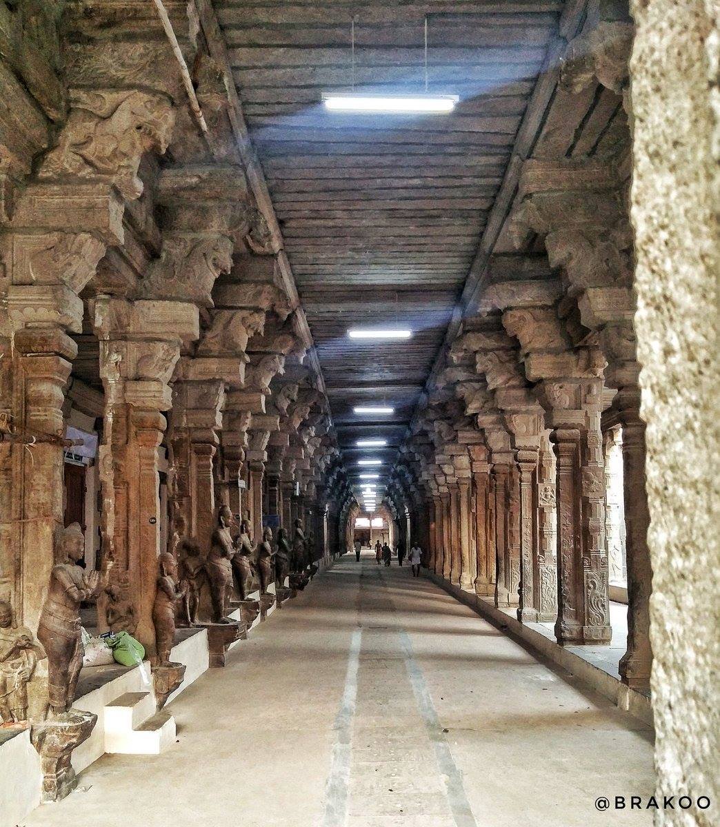 Brackoo | Vidhya Raj | Shouvik DuttaThe earlist traces of the temple date to about 700 C.E. The Mandir is also known for two large monolithic pillars near the Nandi Mandapam. Each pillar has 48 small pillars. The Mandir also features a large 1000 pillar hall..