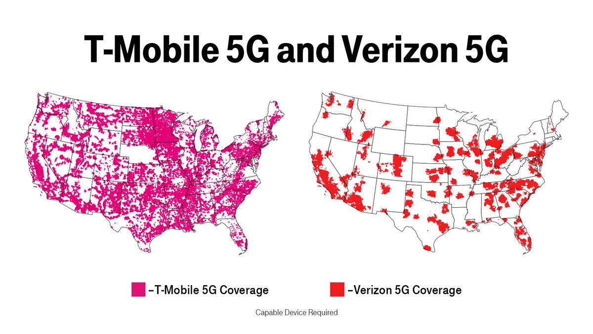 I remember when I was one of the first on Verizon 4G LTE, it was geat. Today VZW dropped the ball on 5G AGAIN and T-mobile picked it up and made a SLAM DUNK!👐 <a href="/Verizon/">Verizon</a> who? So glad to be on <a href="/TMobile/">T-Mobile</a> #ThreeLayerCake #MidBand <a href="/NevilleRay/">Neville Ray</a> <a href="/JohnSaw/">John Saw</a> <a href="/MikeSievert/">Mike Sievert</a>