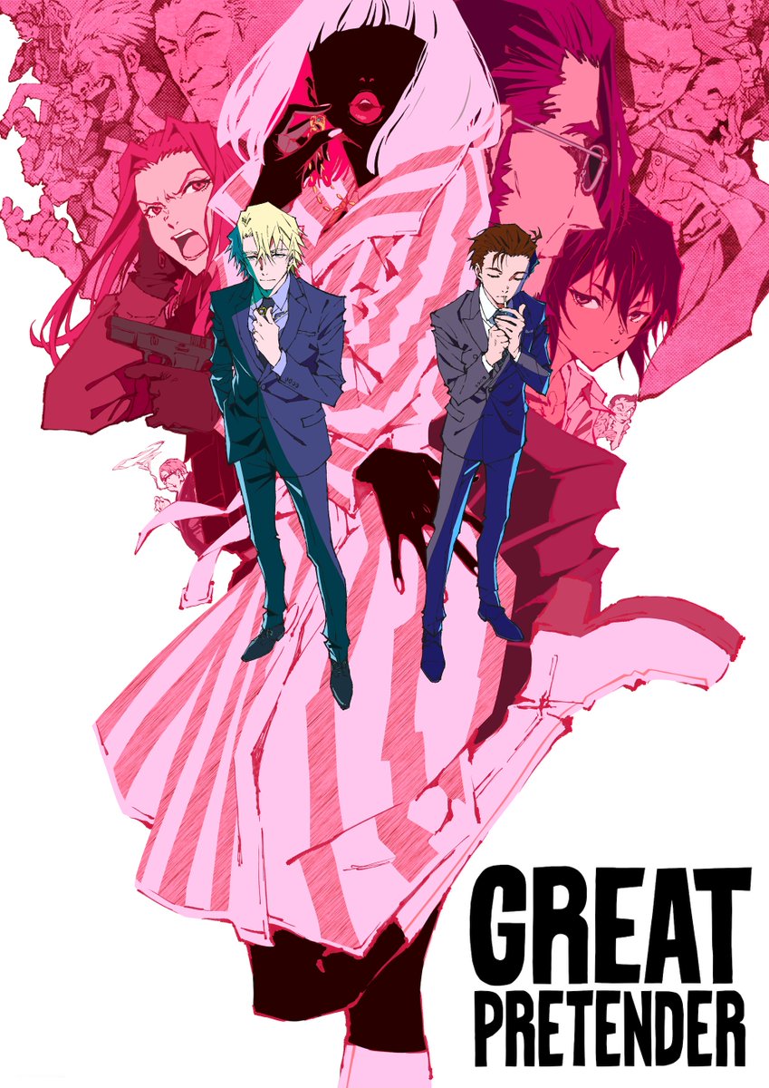 Заключительные 15-23 эпизоды аниме Great Pretender (Великий притворщик) выйдут на Netflix за пределами Японии 25 ноября