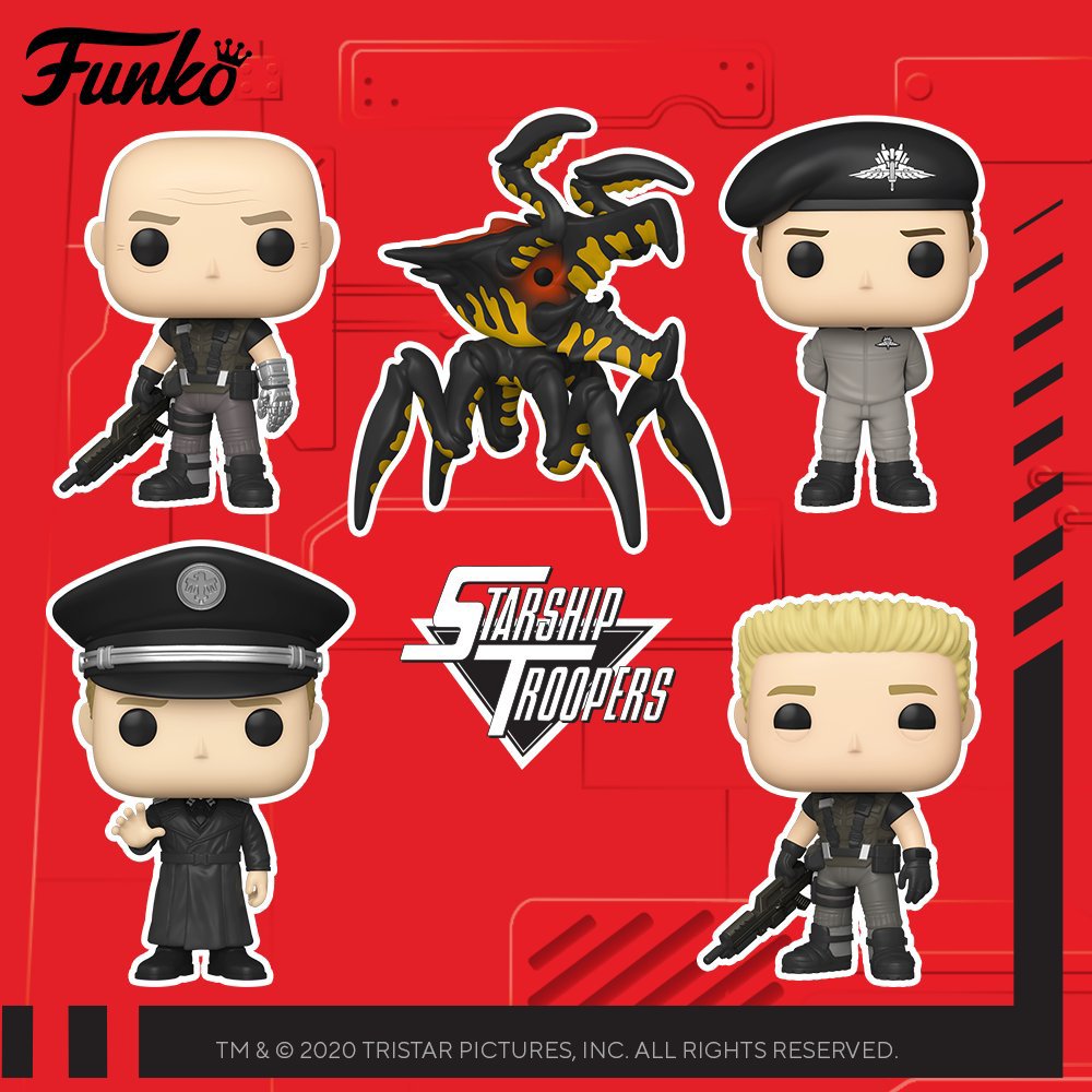 hellopopbot's tweet image. COMING SOON - Starship Troopers Pop! Vinyl. Due for release in late-November!

Pre-orders are open now (and highly recommended!): ow.ly/8DoF50BRPh2