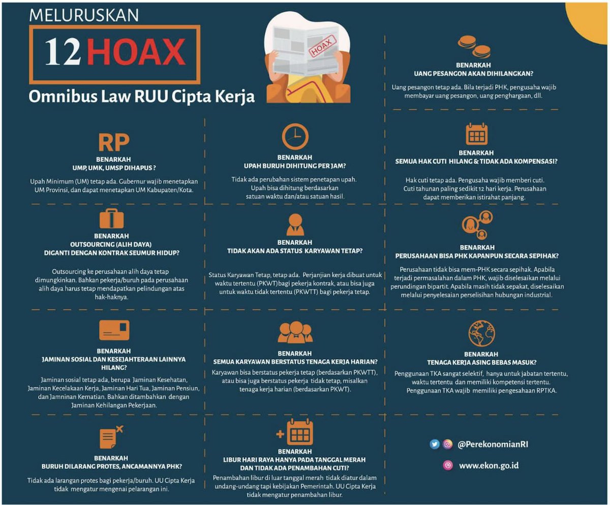 Meluruskan HOAX soal omnibus law. Hoax harus kita lawan, turn back hoax

<a href="/triwul82/">kiv z</a> <a href="/tolakbigotnkri/">#TolakPembodohan</a> <a href="/kangdede78/">Dede Budhyarto</a> <a href="/budimandjatmiko/">Budiman Sudjatmiko (IG: kelasinspirasibudiman)</a>
