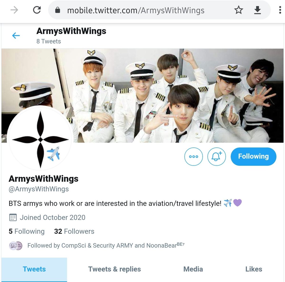 Alcohol connoisseur? -  @BoozyBangtan Interested in Aviation? -  @ArmysWithWings I should not have to tell you this, but drink responsibly and don't mix Aviation with Alcohol! Under legal age crew, we ain't your parents, but Banana Milk is Koo approved!   #BTSARMY  @BTS_twt