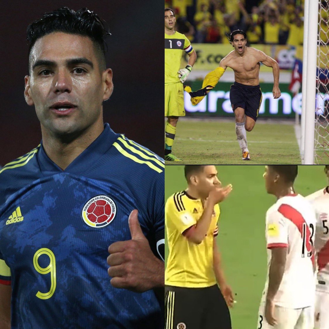 Futbolalreves's tweet photo. Falcao amargando chilenos desde tiempos inmemorables... https://t.co/JfcRJ79IM5