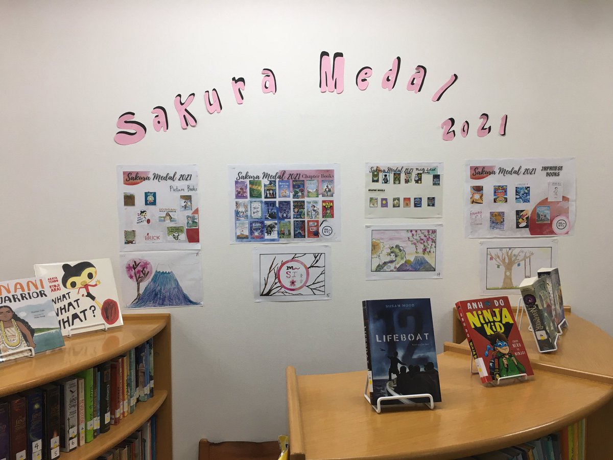 MSTokyoLibrary's tweet photo. The 2020/21 Sakura Medal books are here! The new Sakura Medal website is up and running, too, so please have look and read more about this year’s book selections.
https://t.co/g7UpcFLhmL. #MSTlibrary https://t.co/kr83KsSPXz