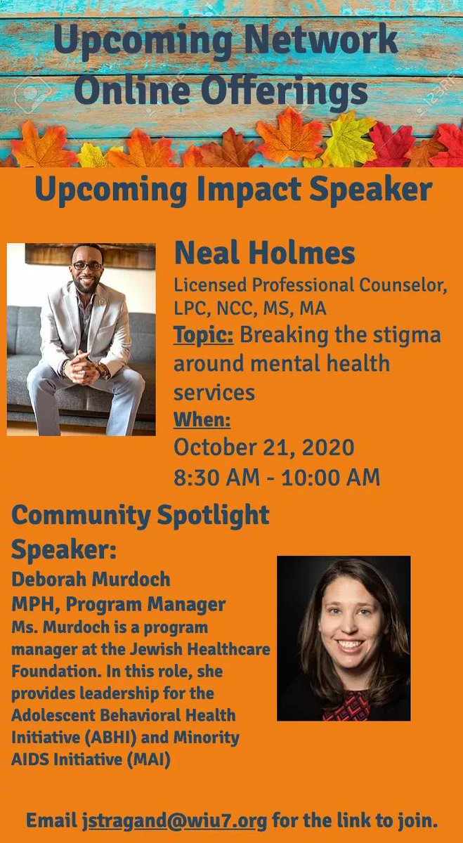 It's time to take the stigma away from seeking mental health support/treatment! Join us for this free offering on 10/21 at 8:30 am. Email jstragand@wiu7.org to request the zoom link to join.<a href="/stepupwest/">STEP UP Westmoreland</a> <a href="/WIU07/">WIU07</a> <a href="/WIU7TaC/">TaC</a> #mentalhealth #breakthestigma