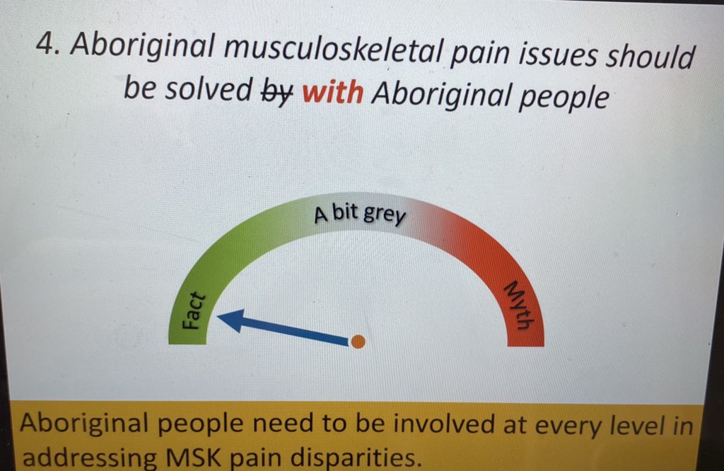 What can you as #MSK clinician do to improve deliver of MSK care to  Aboriginal people and communities #MSKforum2020 #AborignalHealth @CroakeyNews @NATSIHWA @ahmrc @LowitjaInstitut @IAHA_National @NACCHOAustralia @AIDAAustralia @Fuzor