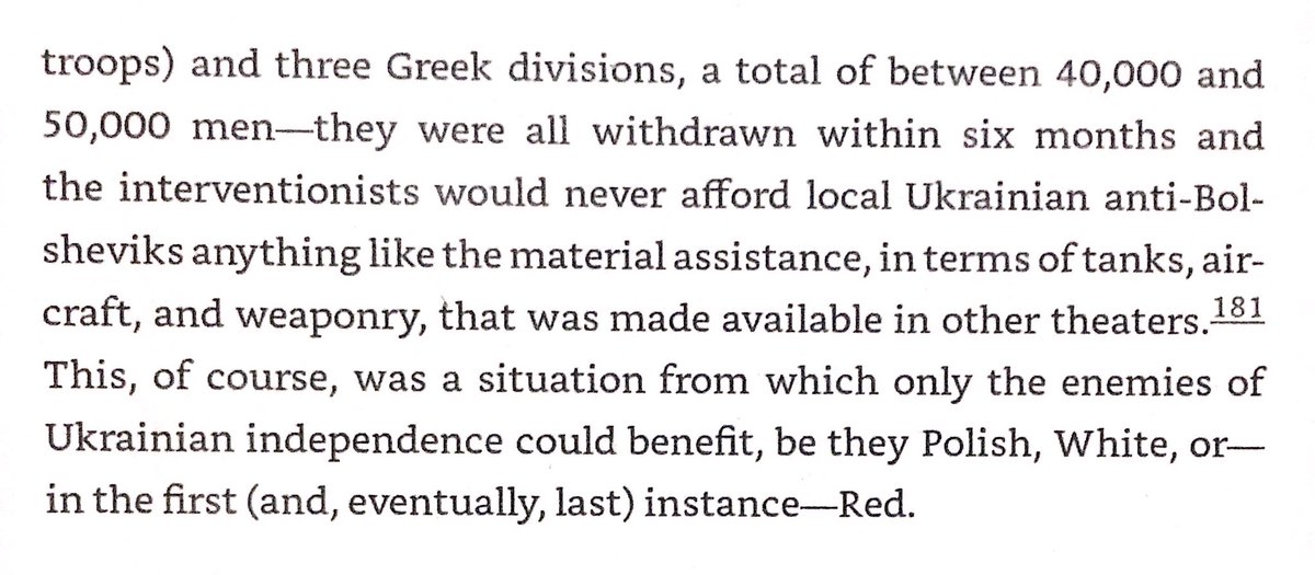 Ukrainian identity was weak & cities were mostly Russian. This, & constantly changing fronts (Kiev changed hands 16 times) led to instability exploited by all factions. Entente did little to help , Whites denied Ukrainians existed (all E Slavs = ), &  wanted western .