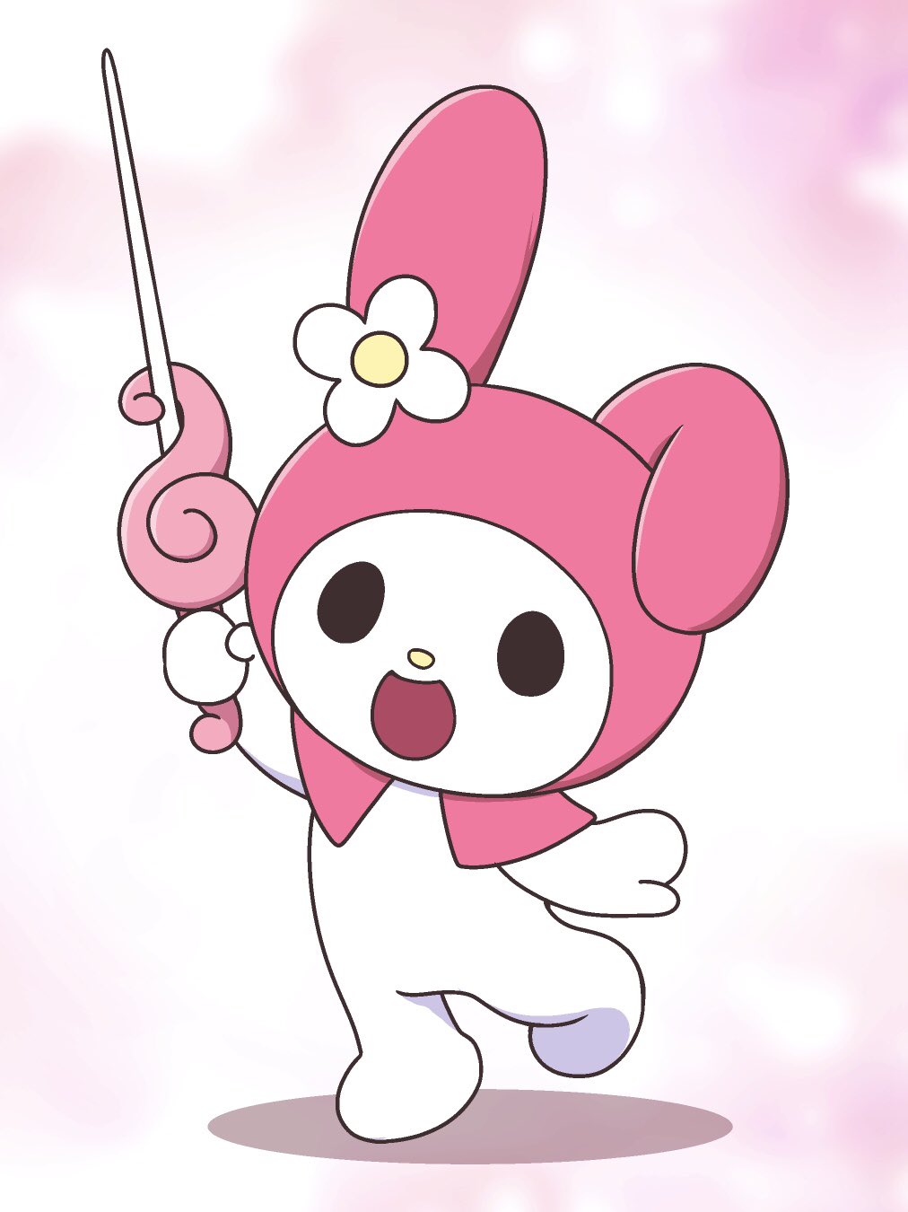 加ト しゅん Skeb募集中 今でこそサンリオアニメはカオスで大友向けな印象が強いですが その先駆けとなった おねがい マイメロディ の功績は大きいと思ったので 白い悪魔ことマイメロちゃんを描いてみました マイメロディ T Co Lp8b4xdfnp