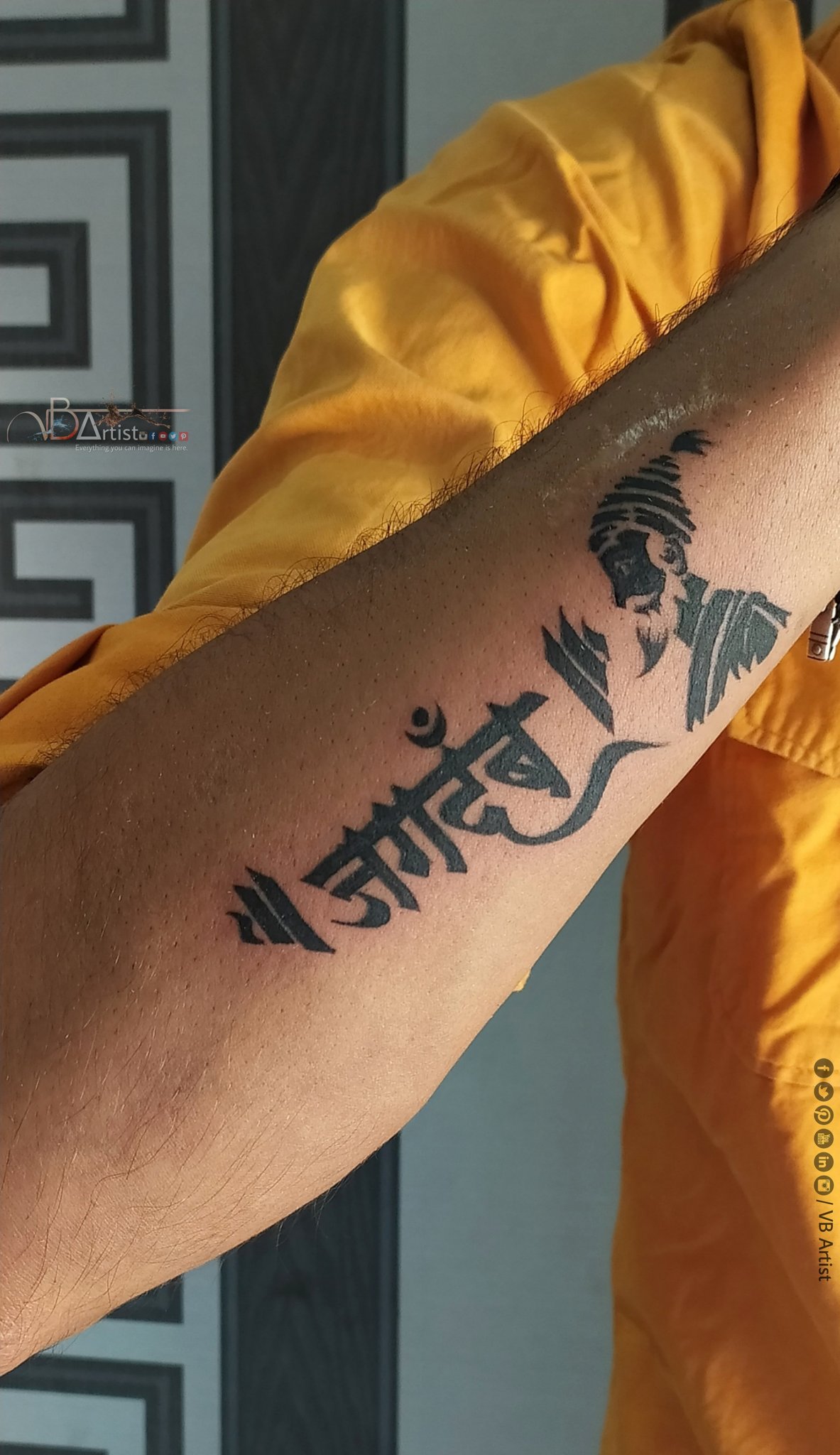Best hindi tattoo ideas design - Rajput Proud