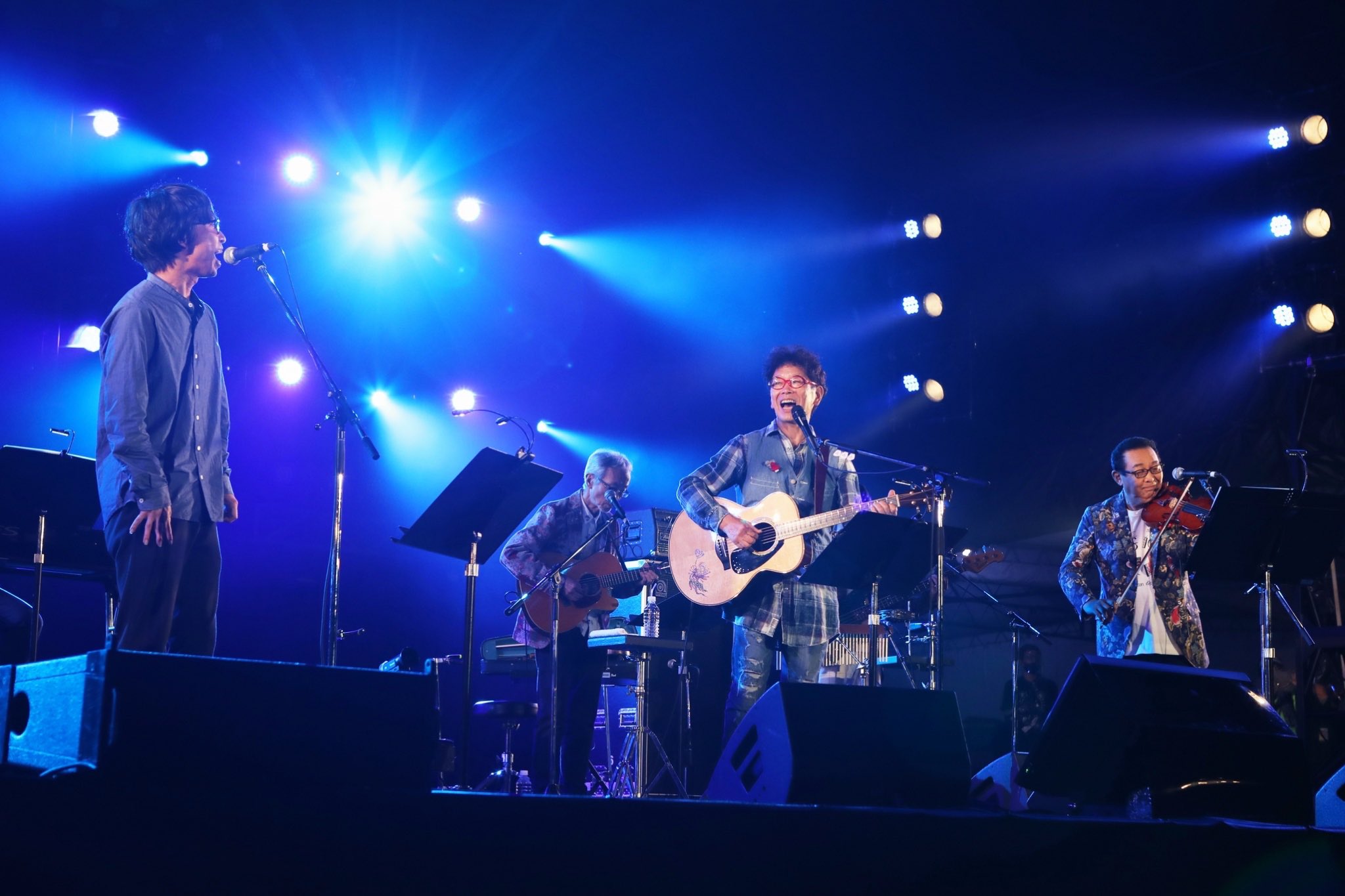 Wacci On Twitter 長岡米百俵フェスにて 南こうせつさんのステージへvo 橋口がサプライズ出演させて頂く機会に恵まれました そしてステージ後の南こうせつさん さだまさしさんとの貴重な3ショット 出会いに感謝です ありがとう御座いました コメフェス 米