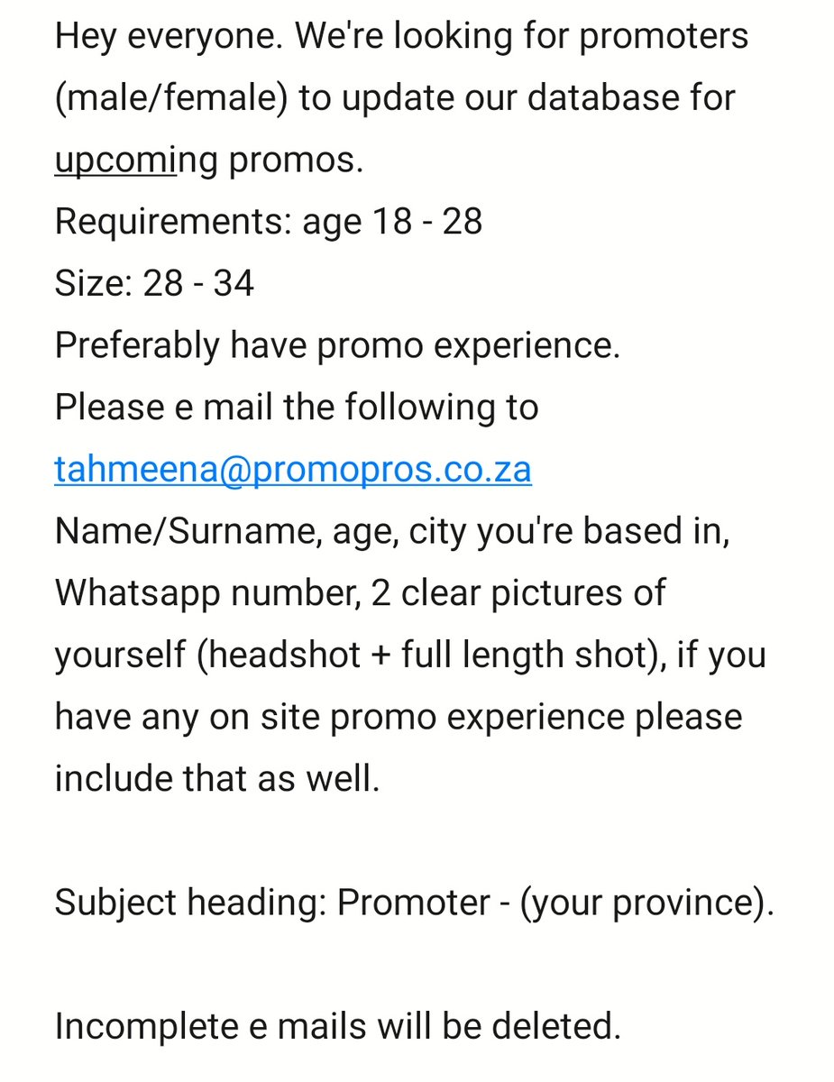 honeyb_96's tweet photo. Please share.

This isn't social media promos. But in store/on site.

@promo_pros https://t.co/jn6ghts1UW
