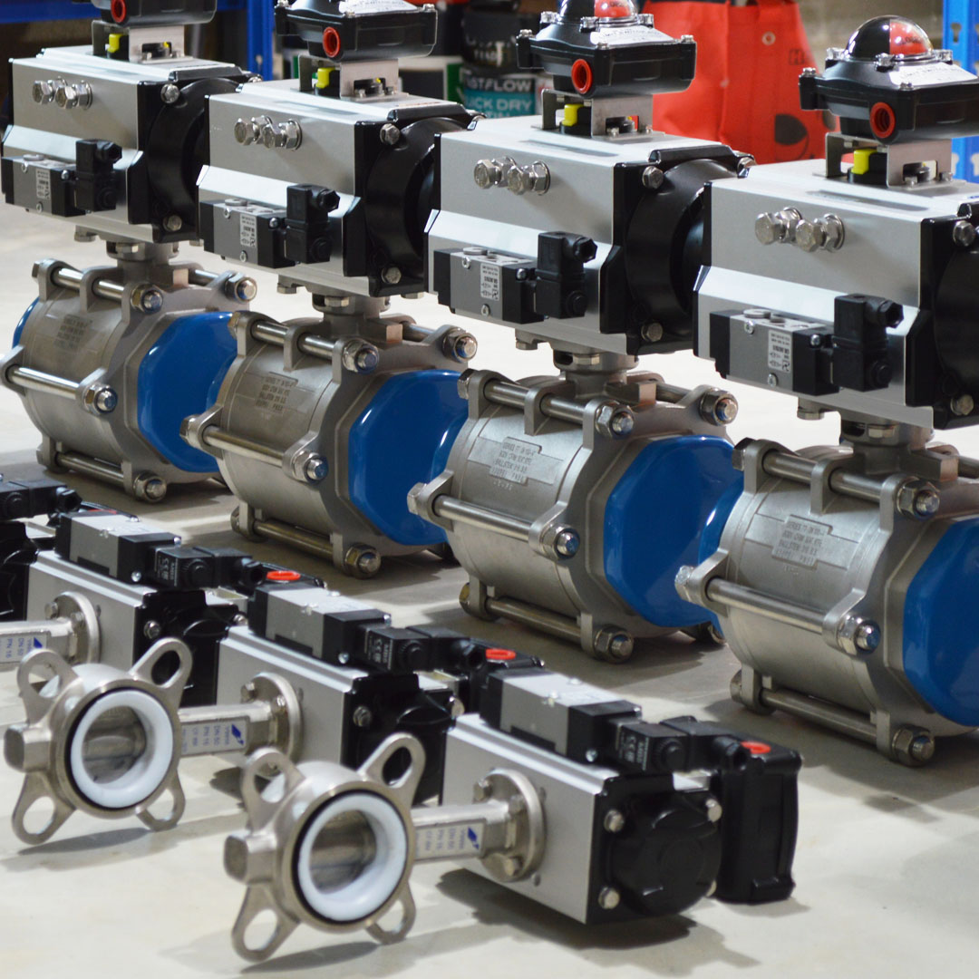 valvesonlineuk's tweet photo. Ball and Butterfly #Valves with #Pneumatic Spring Return #Actuators, VO210 Limit #Switchboxes & #Pneumax #PilotSolenoidvalves, built, tested and shipped.
For all your #actuation needs contact us sales@valvesonline.co.uk
#ValvesOnline #valvespecialists #engineering https://t.co/xVhUQbb6bp
