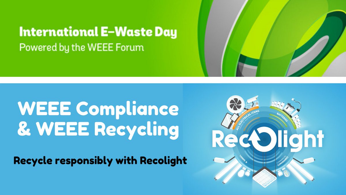 Recolight's tweet image. Thank you @ForumWeee for highlighting the need to #recycle electrical waste with  #ewasteday. 
53.6 Mt of electronic waste was generated worldwide in 2019, up 21% in just 5 years. Please #recycle responsibly
weee-forum.org/iewd-about/
