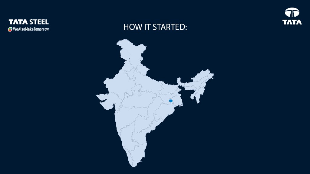 Steadily building a tomorrow of excellence!
#TataSteel #WeAlsoMakeTomorrow #HowItStarted #TrendingFormat https://t.co/SlfF7M3oTi