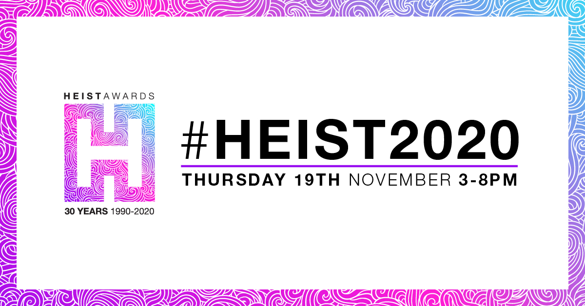 heistawards's tweet photo. The wait is finally over! The 2020 Virtual Heist Awards are now open for registration π Reserve your FREE space now at https://t.co/aP98pyACEB #Heist2020 #30yearsofHeist https://t.co/W0rmFgUhfe