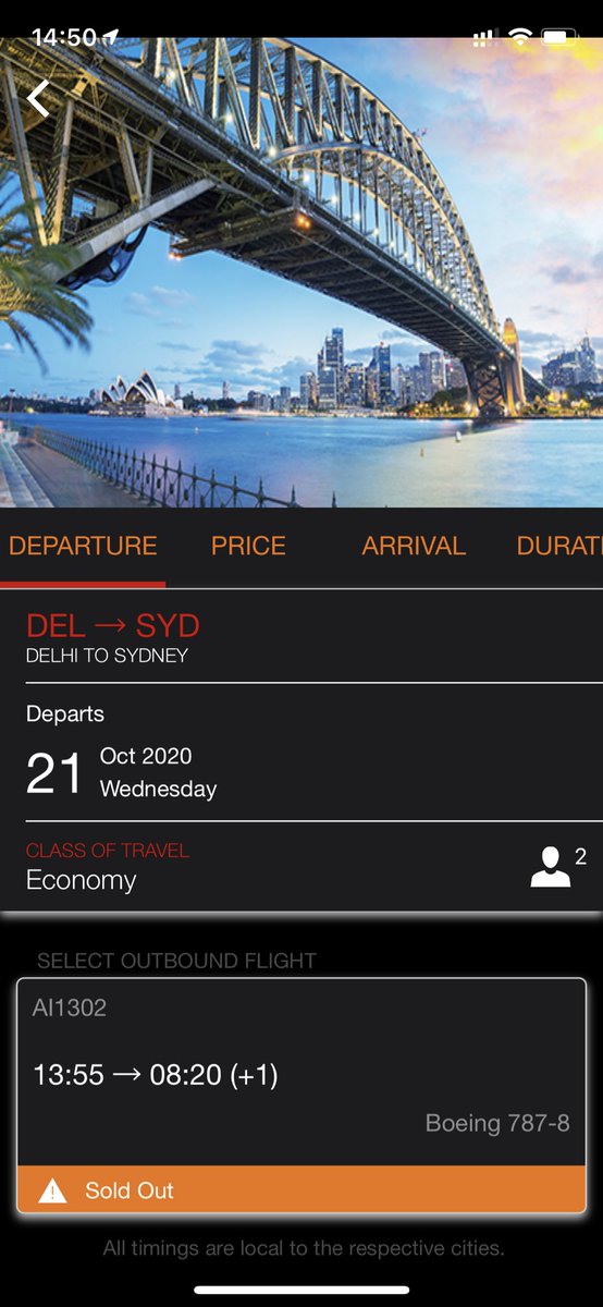 parsambharath's tweet photo. @airindiain Already the status of tickets in AI app is sold out.. At least tell us correctly if the tickets are being sold or is it already sold out? https://t.co/1GkhoMhs2F