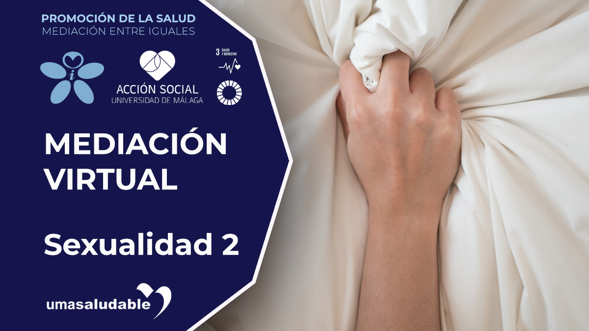Añadimos + Mediaciones Virtuales en Promoción de la Salud, sensibilizando entre iguales, con la inclusión de una nueva actuación con temática sobre #sexualidad. 5 preguntas de corta duración en: u.uma.es/EL/ 💙 #UMAsaludable #SexualidadSana
