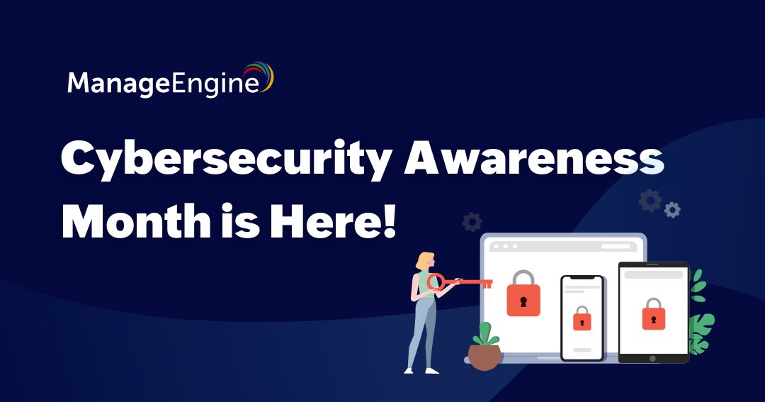 Il Cybersecurity Awareness Month di @ManageEngine è arrivato! 🚀
Potrai scoprire nuove tendenze e rispolverare le conoscenze sulla #sicurezza #informatica 💻🔝
PARTECIPA 👉 https://t.co/a3La2UFjfh
#MEforCybersecurity #NCSAM2020 #cybersecurityawareness #cybersecurity https://t.co/TudFlFlKpH