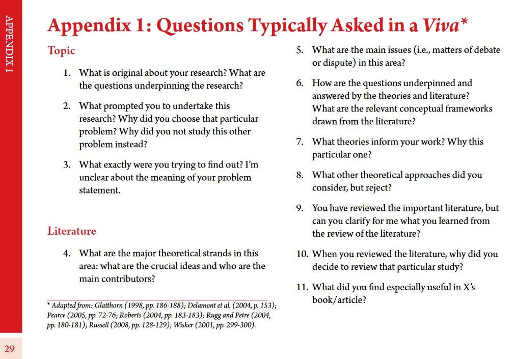 ithinkwellHugh's tweet photo. #ResearchResources
A useful guide (free) from NUIGalway on the PhD Viva. With a list of 49 typically asked questions. https://t.co/R0YsvxNDxT #PhDchat #ECRchat #postdoc #gradschool #PhDForum https://t.co/xMS0NWX70Y