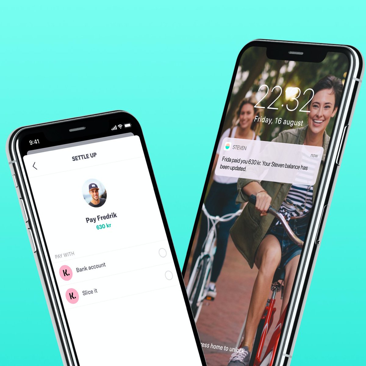 Du vet väl att du numera kan betala dina vänner med <a href="/Klarna/">Klarna</a>  i Steven. ✌️ #stevengetsyoueven #sthltech #nordictech #fintech