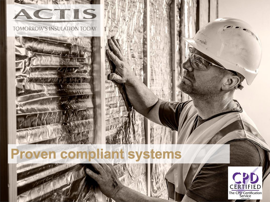ACTISINSULATION's tweet photo. Tomorrow’s the day we present our Proven Compliant Systems CPD via Zoom. It’s free, so why not join specification manager Jason Docherty at 1pm on Thursday here: https://t.co/IvTcnVGpyI
#cpdtraining #insulation #Construction  #compliancetraining https://t.co/vx4NVwnvKr