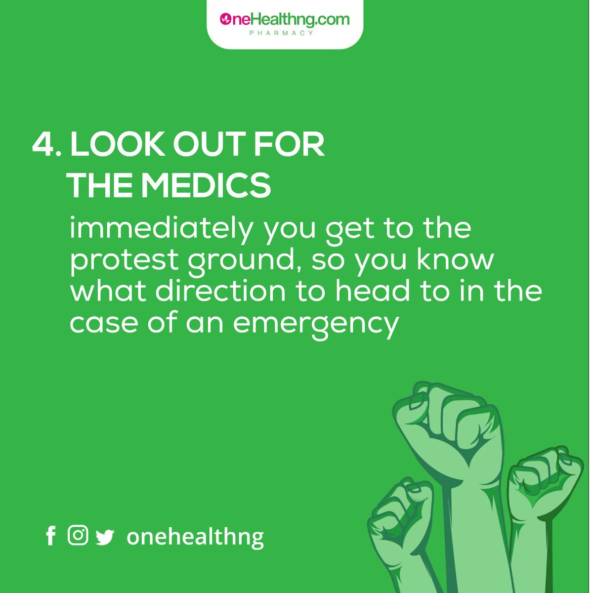 onehealthng's tweet photo. HOW TO SAFEGUARD YOUR HEALTH DURING A PROTEST ✊🏽

Image thread below 👇🏽

RT for others to see!
#OneHealthNG #EndSWAT #ENDSARSOPPRESSION https://t.co/6NRU2XfxOf