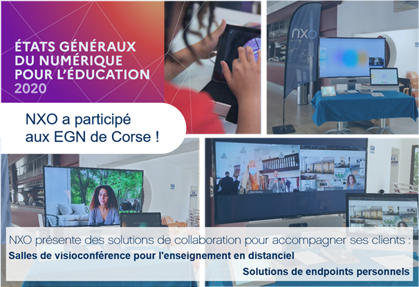 Les équipes <a href="/NXOFrance/">NXO France</a>  et de <a href="/Cisco/">Cisco</a>  ont fait stand commun à l'occasion des États Généraux du Numérique (EGN) de Corse, qui se sont déroulés de 12 et 13 octobre à Porticcio. <a href="/Webex/">Webex</a>  #collaboration #visioconférence #téléltravail #enseignement