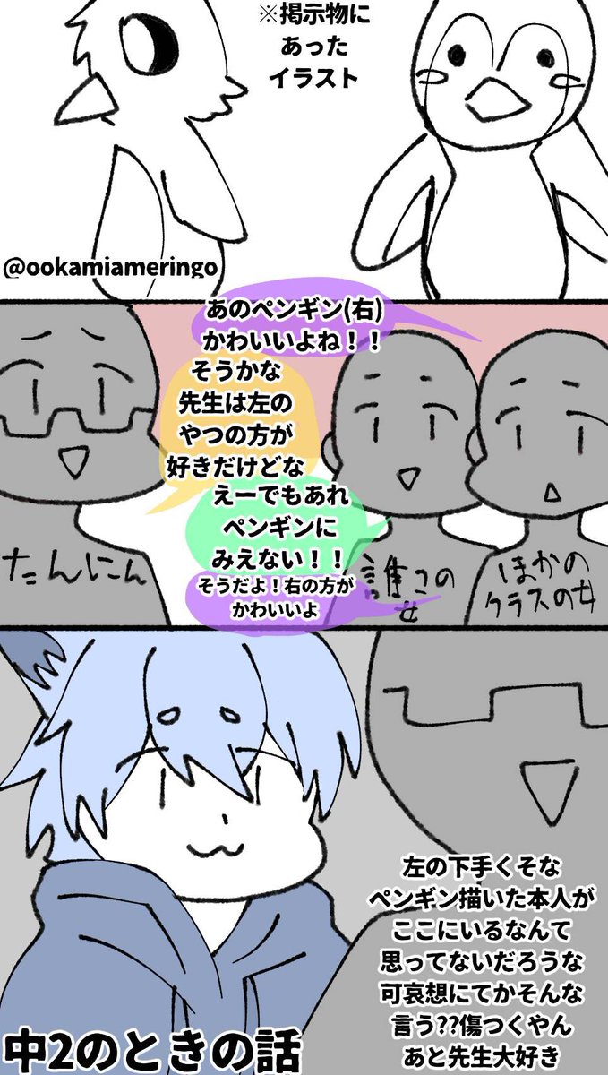 た 中学の楽しかった思い出とおまけイラスト 絵師あるあるかもだけどぶっちゃけアイツらに今のイラストみせてやりたい