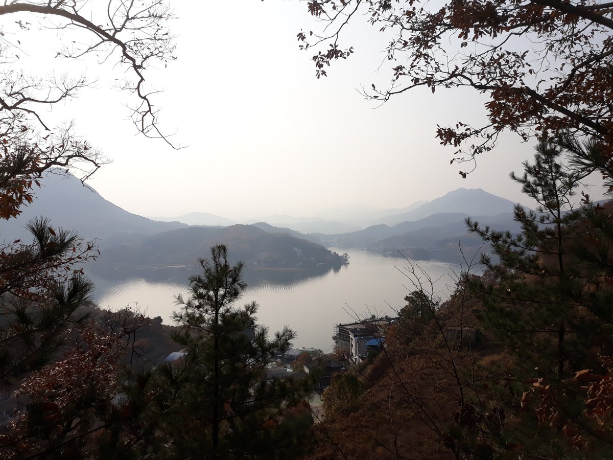 12. Fourth day, we signed up for a day's tour package ... destinations include Petite France and Nami Island ... first pic is bus journey on Seoul-Chuncheon Highway (Route 60) en route to Petite France ... second and third pics are at Petite France