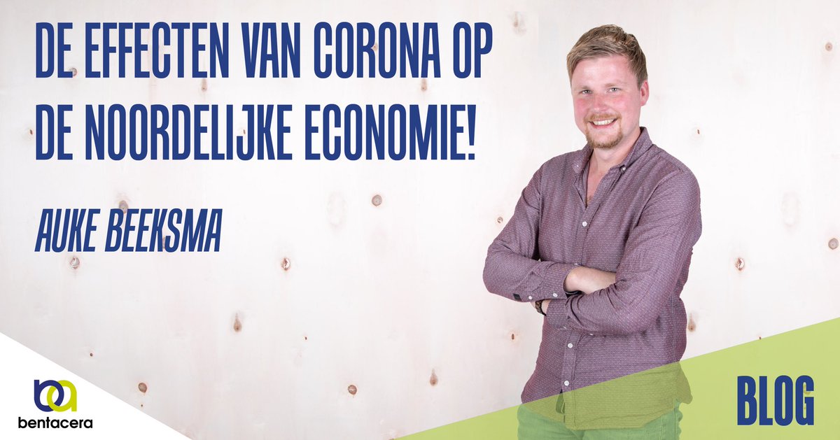 Corona houdt de wereld in zijn greep. 2020 zal te boek komen te staan als een maatschappelijk belangrijk jaar. Wat is de invloed van de corona-crisis op de noordelijke economie? Je leest het in de blog van onze collega Auke Beeksma: bentacera.nl/blog/effecten-…