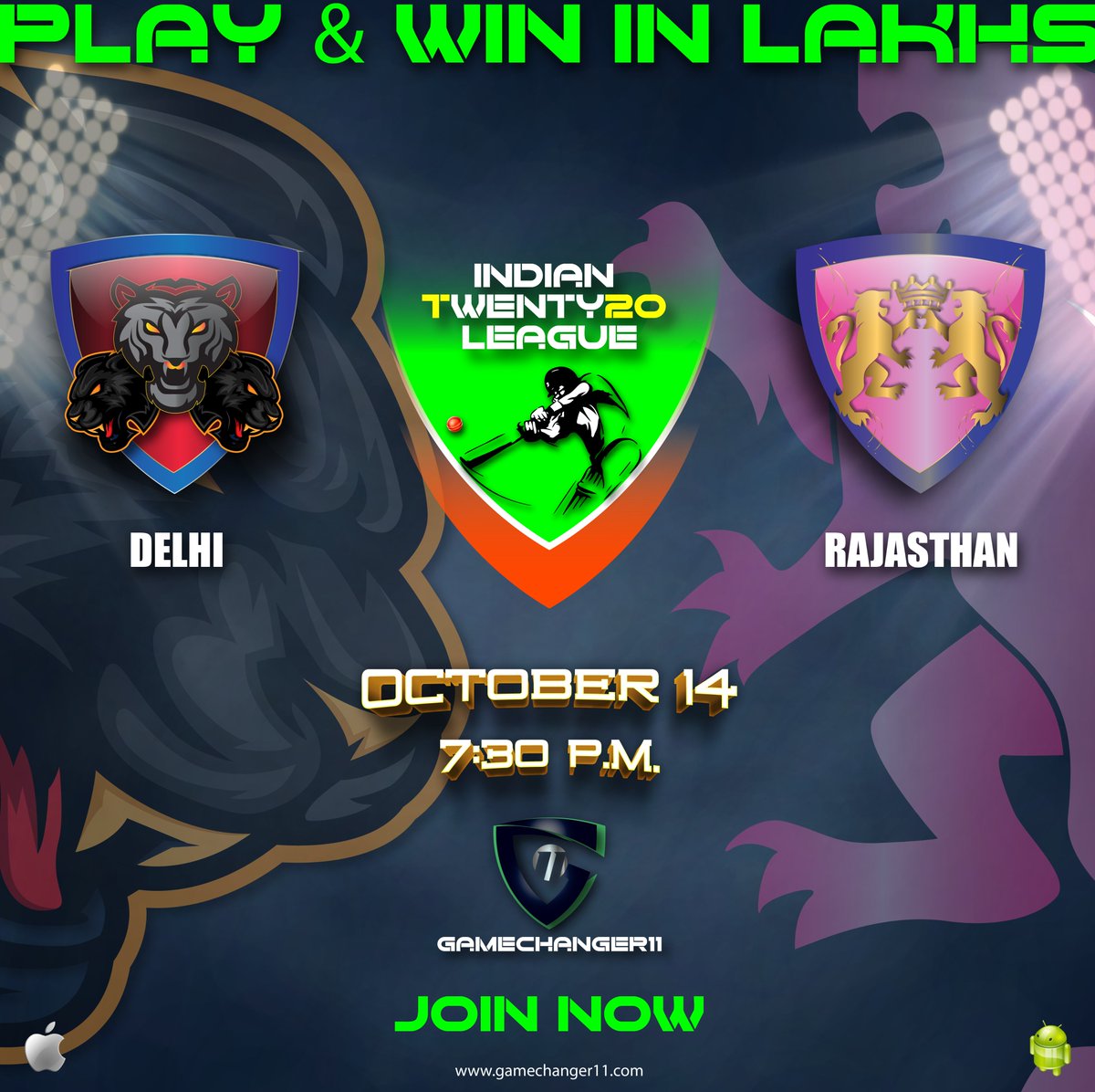 Gc11Sports's tweet photo. Iyer vs Smith
Delhi to take on Rajasthan for 30th #IPLT20
Get ready with your teams at https://t.co/kzI79AHMop and win prizes like Samsung Note20 Ultra, Macbook Air, and more

#gamechanger11 #gc11 #IndianPremierLeague #Rajasthan #Delhi #Cricket https://t.co/p9eU58TDao